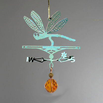 Dragonfly Theme Ornament - Copper Weathervane