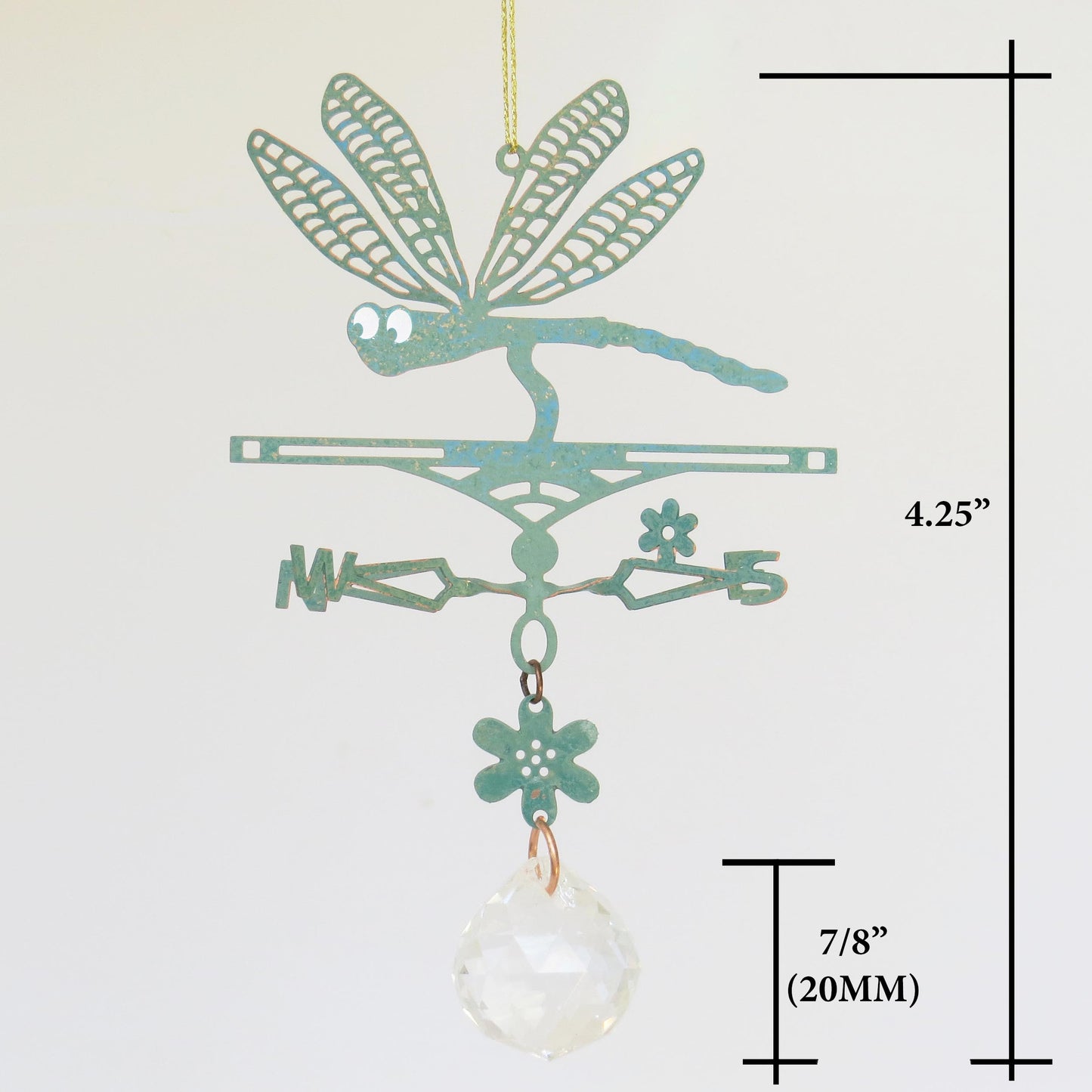 Suncatcher Dragonfly Themed Weathervane