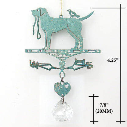 Suncatcher Dog Themed Weathervane