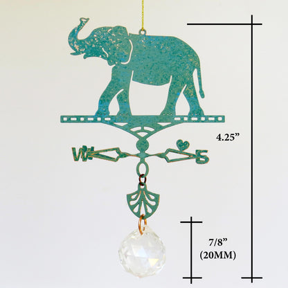 Suncatcher Elephant Themed Weathervane