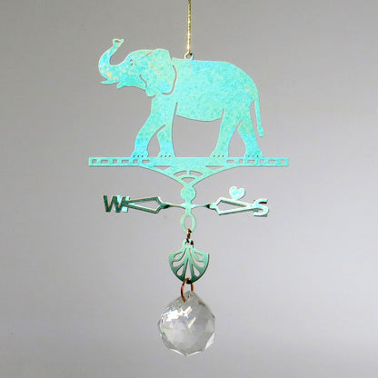 Suncatcher Elephant Themed Weathervane