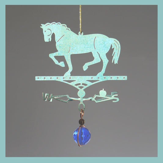 Horse Theme Ornament - Copper Weathervane