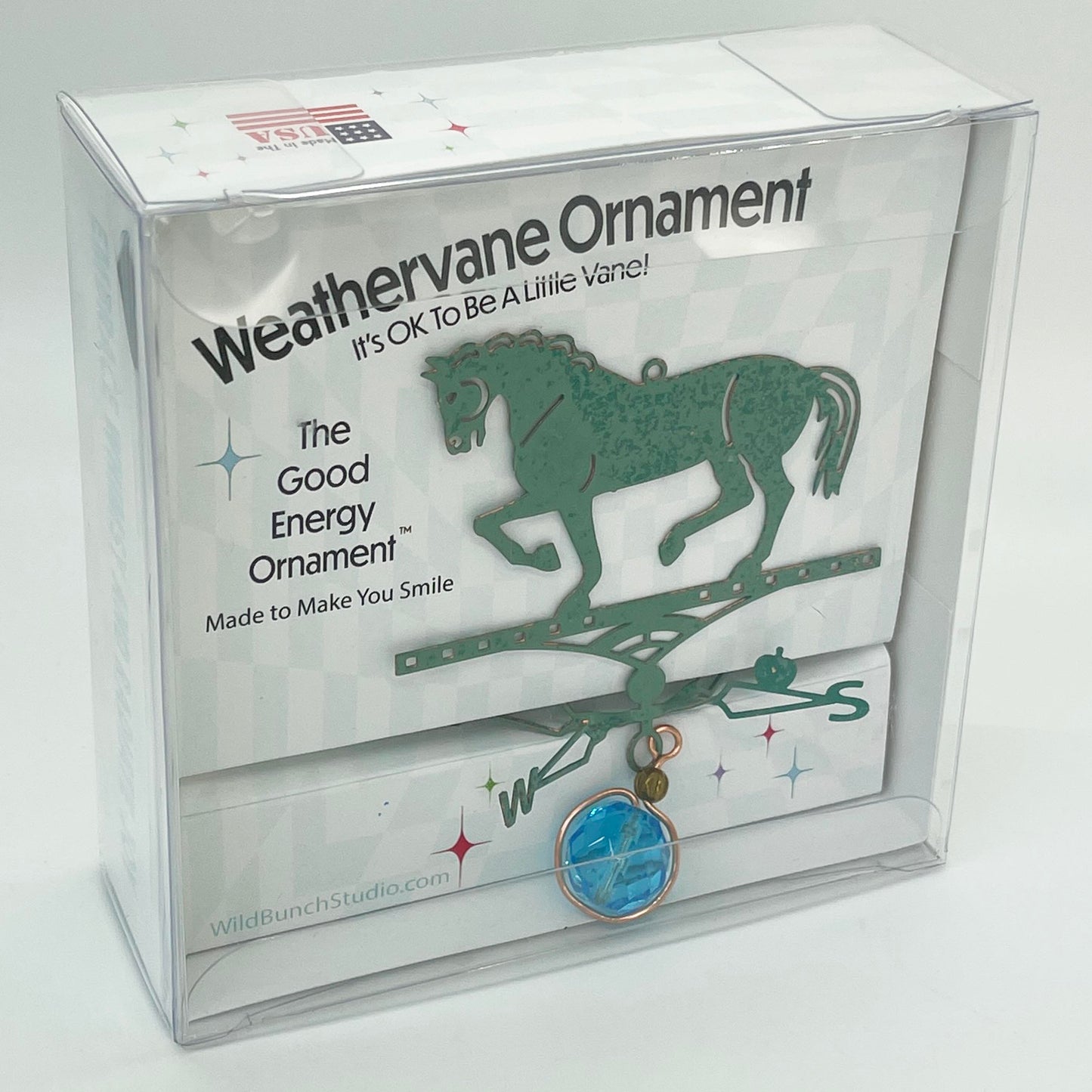 Horse Theme Ornament - Copper Weathervane