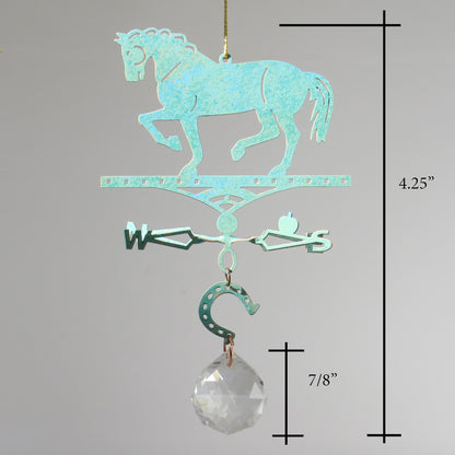 Suncatcher Horse Themed Weathervane