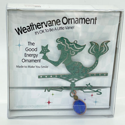 Mermaid Theme Ornament - Copper Weathervane