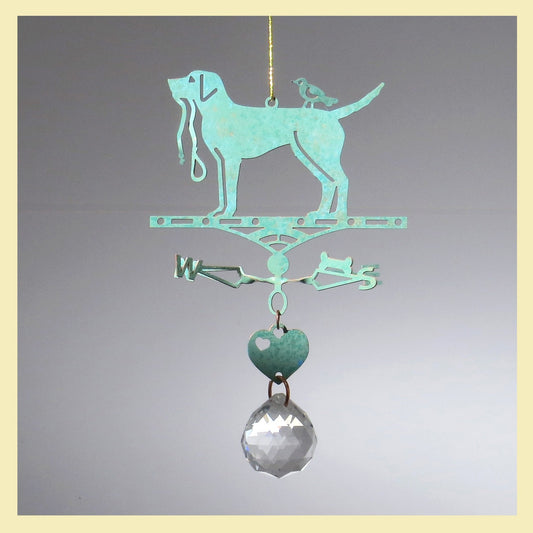 Suncatcher Dog Themed Weathervane - Wild Bunch Studio