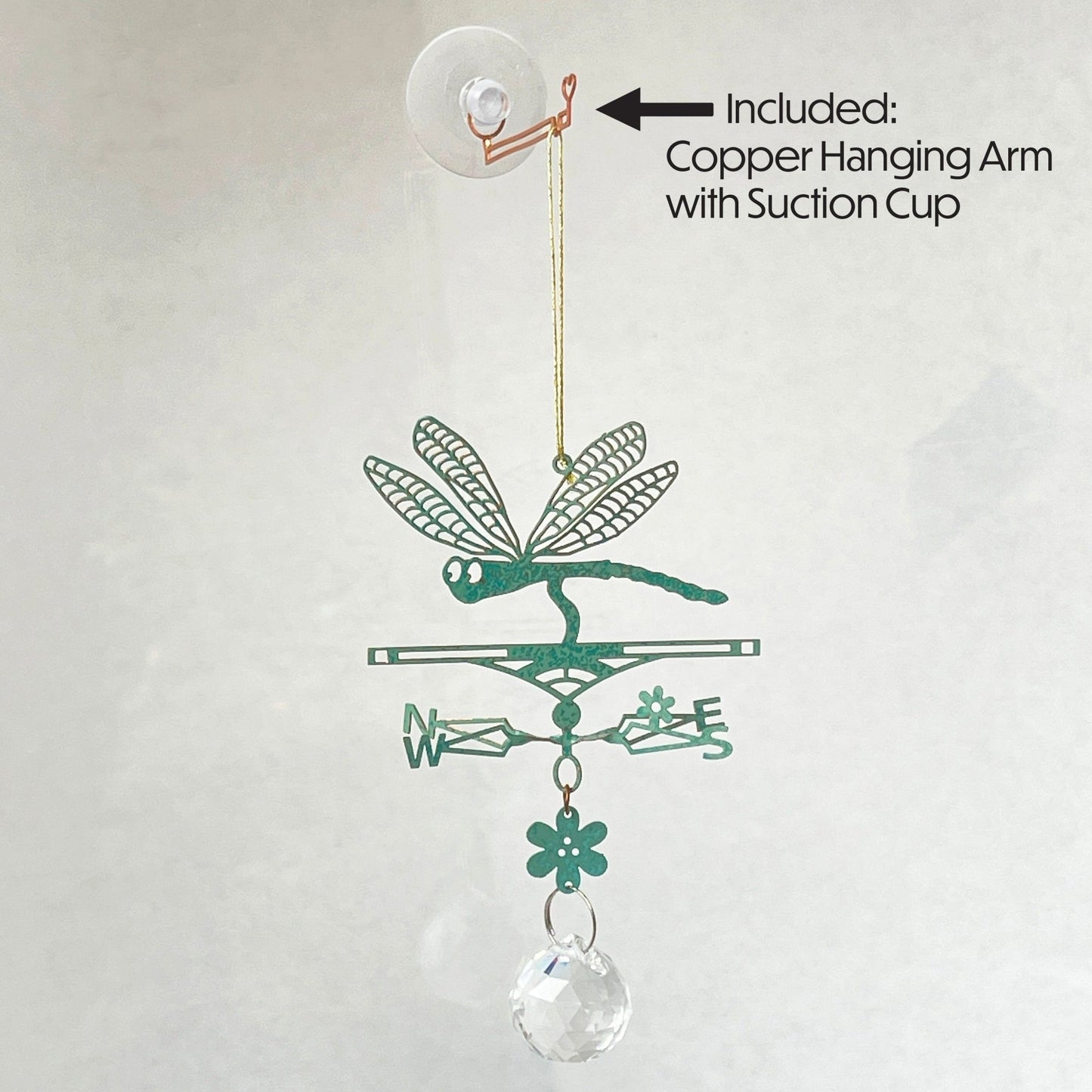 Suncatcher Dragonfly Themed Weathervane - Wild Bunch Studio