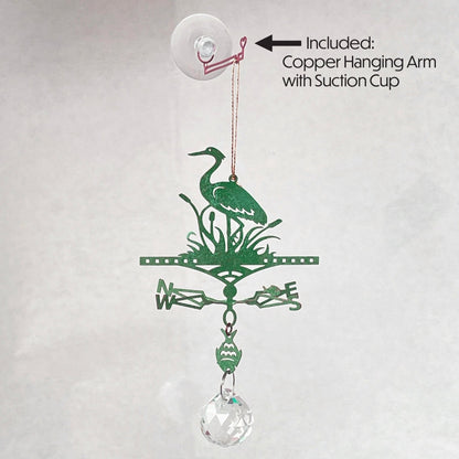 Suncatcher Heron Themed Weathervane - Wild Bunch Studio