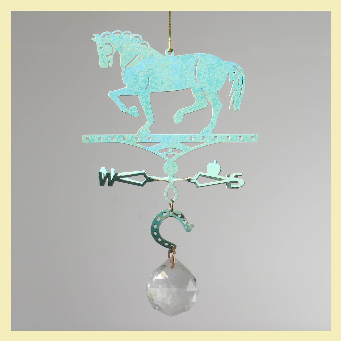 Suncatcher Horse Themed Weathervane