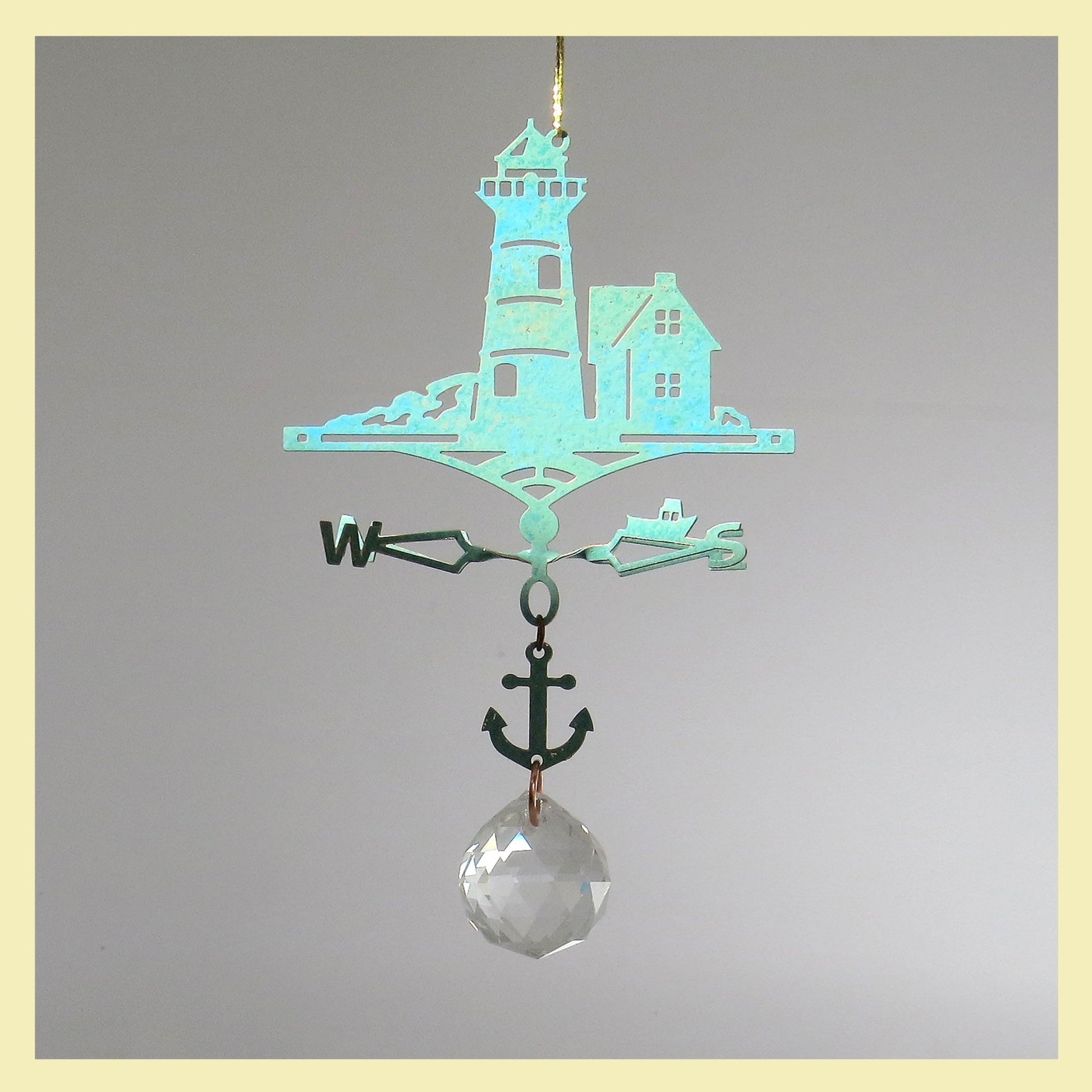 Suncatcher Lighthouse Themed Weathervane - Wild Bunch Studio