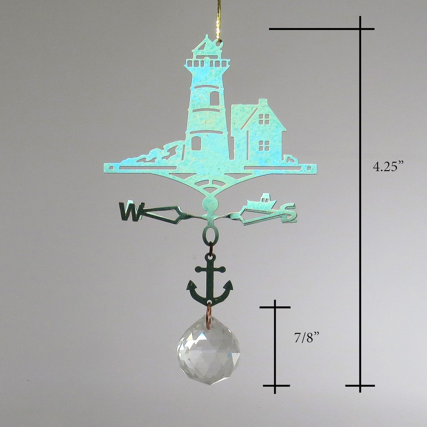 Suncatcher Lighthouse Themed Weathervane - Wild Bunch Studio