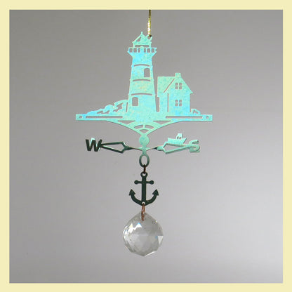 Suncatcher Lighthouse Themed Weathervane