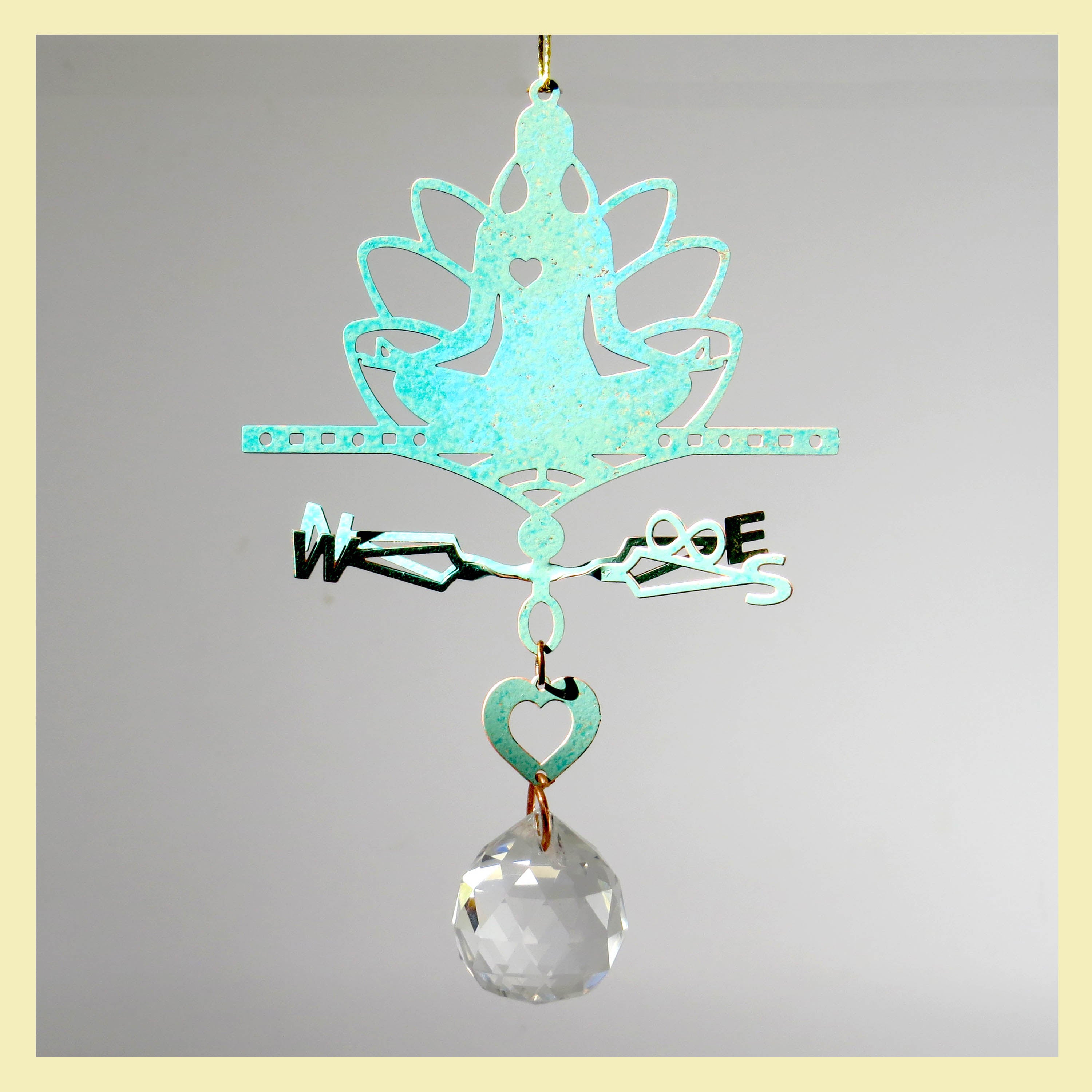 Suncatcher Yogi Themed Weathervane