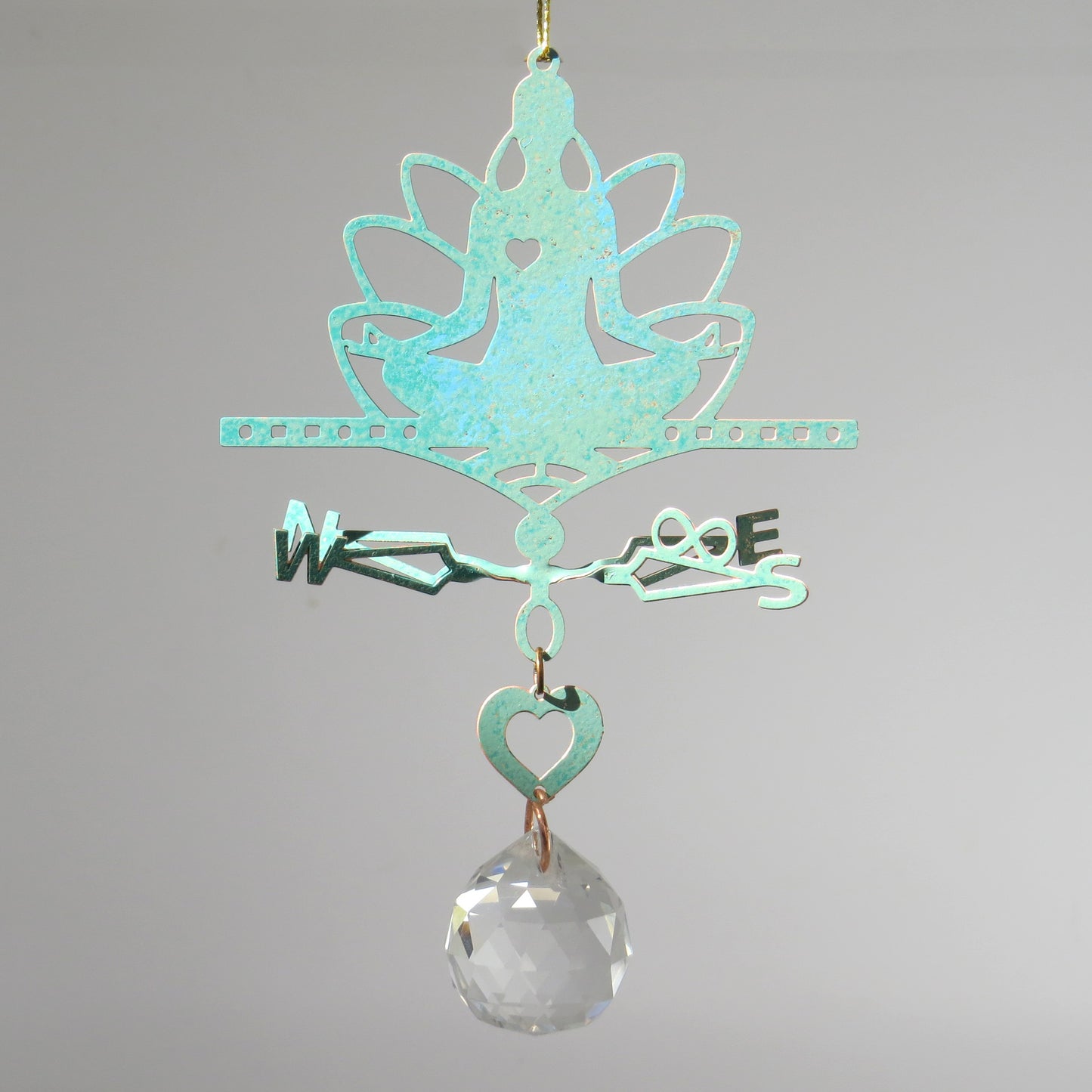 Suncatcher Yogi Themed Weathervane