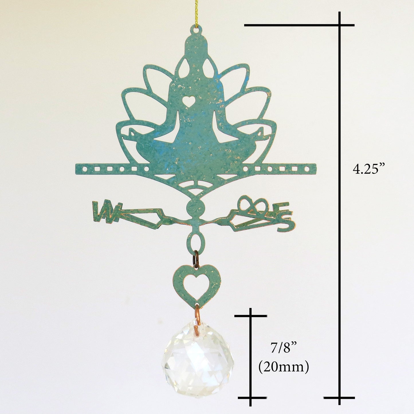 Suncatcher Yogi Themed Weathervane